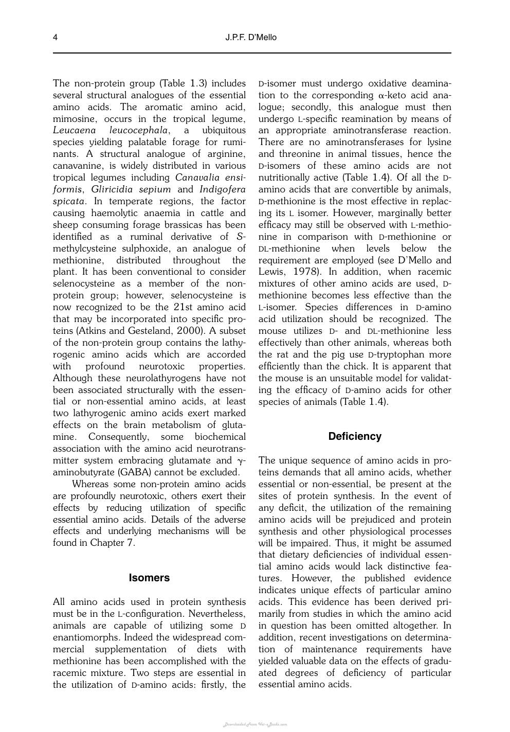 Amino Acids In Animal Nutrition 2Nd Edition