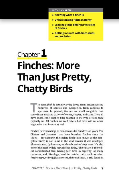 Finches for Dummies 2nd Pdf
