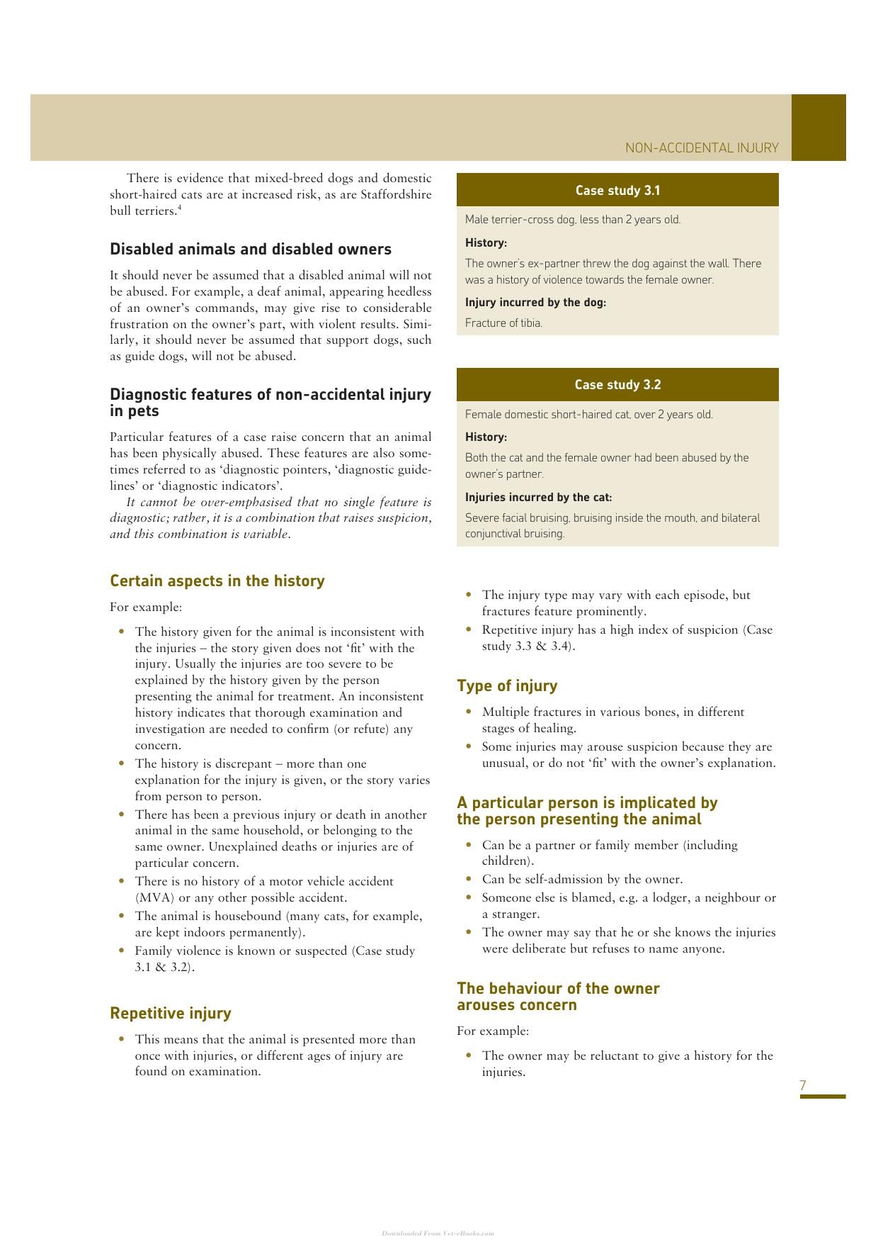 Animal Abuse and Unlawful Killing Forensic Veterinary Pathology