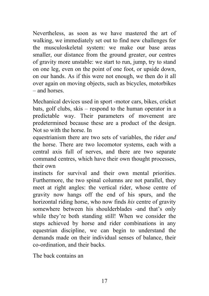 Understanding The Horses Back