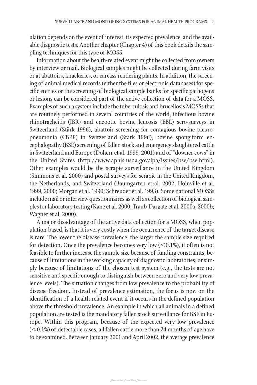 Animal Disease Surveillance And Survey Systems Methods And Applications
