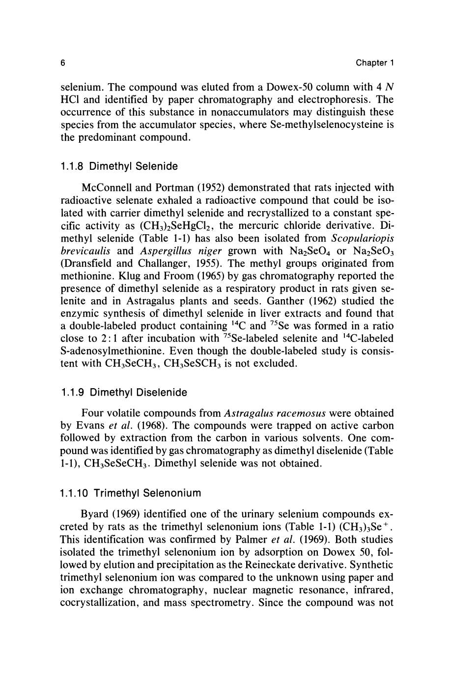 Biochemistry of Selenium by Raymond Shamberger
