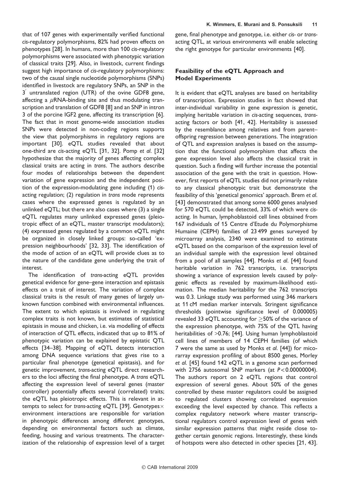 Animal Science Reviews 2010