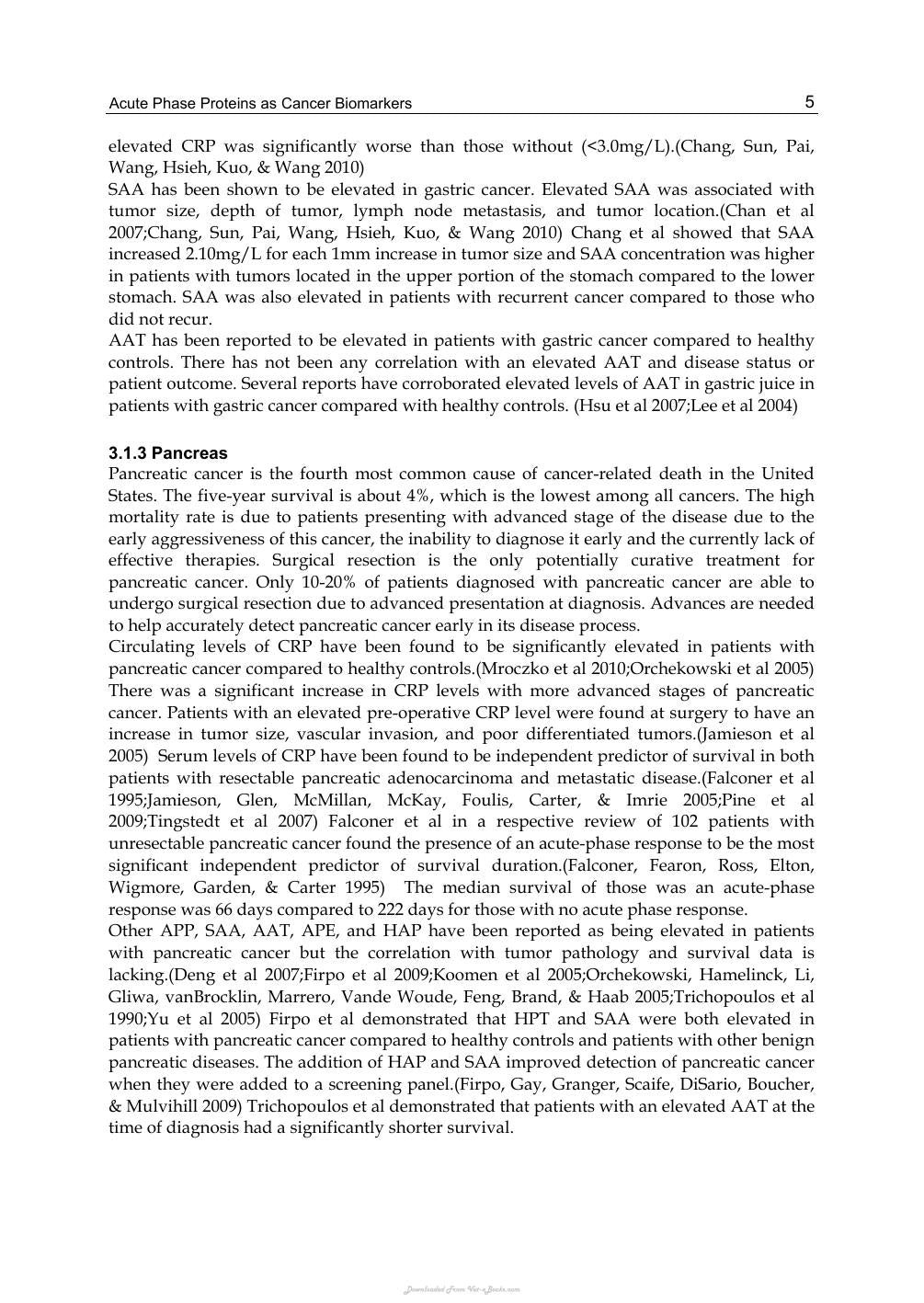 Acute Phase Proteins As Early Non Specific Biomarkers Of Human And Veterinary Diseases