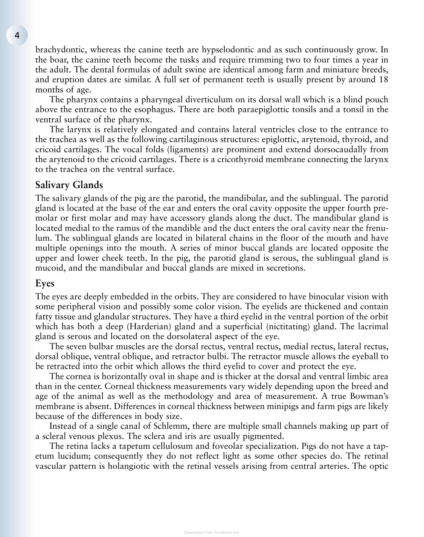 Anatomy And Histology Of The Pig A Concise Full Color Atlas