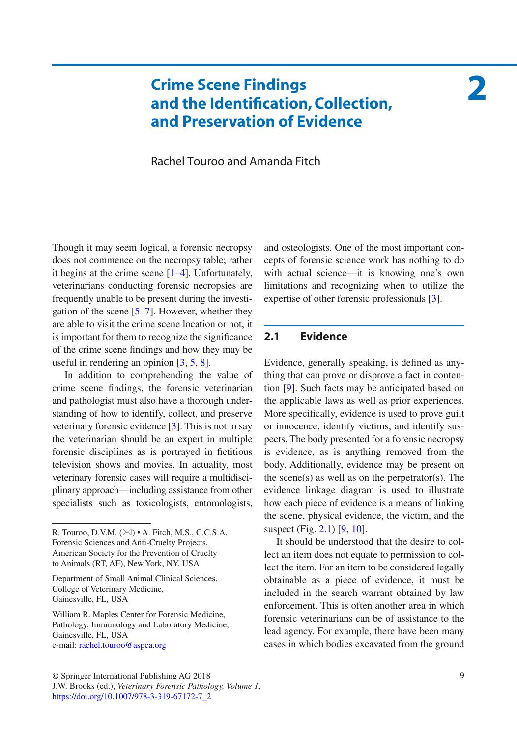 Veterinary Forensic Pathology Volume 1 and 2