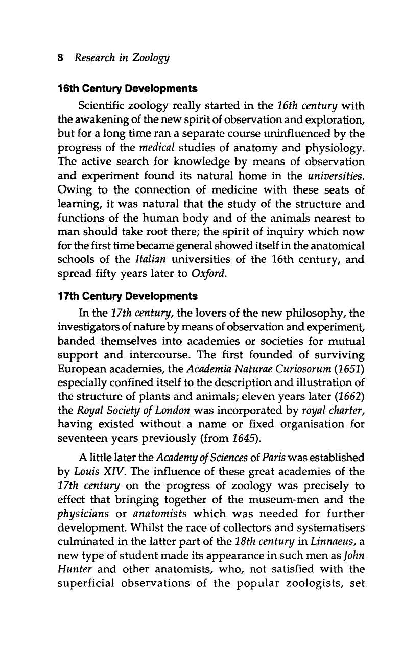 Research In Zoology Fundamentals Areas And Methodology