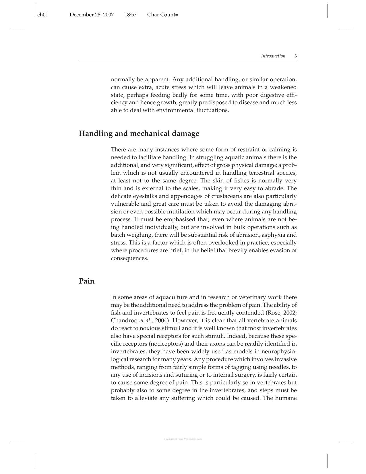 Anaesthetic And Sedative Techniques For Aquatic Animals 3Rd Edition