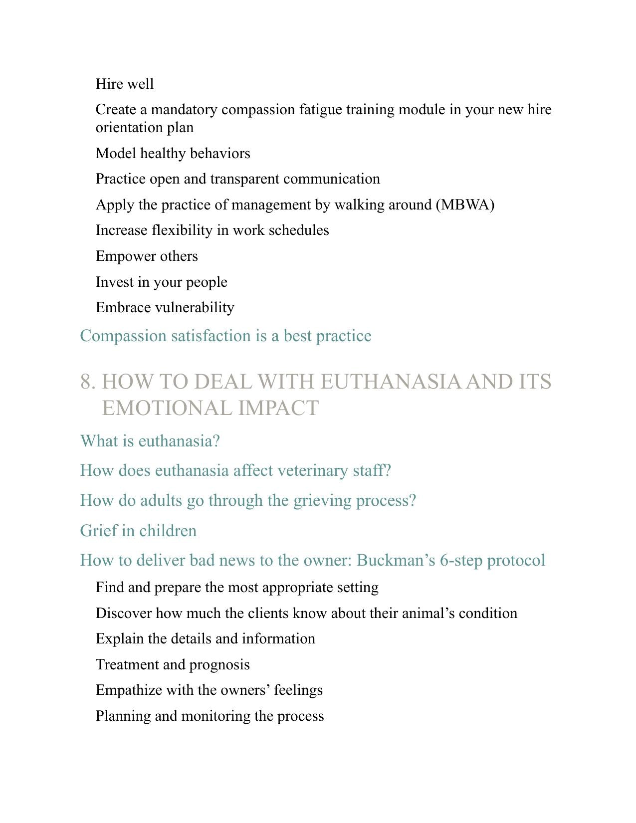 Stress Compassion Fatigue and Burnout Handling in Veterinary Practicee