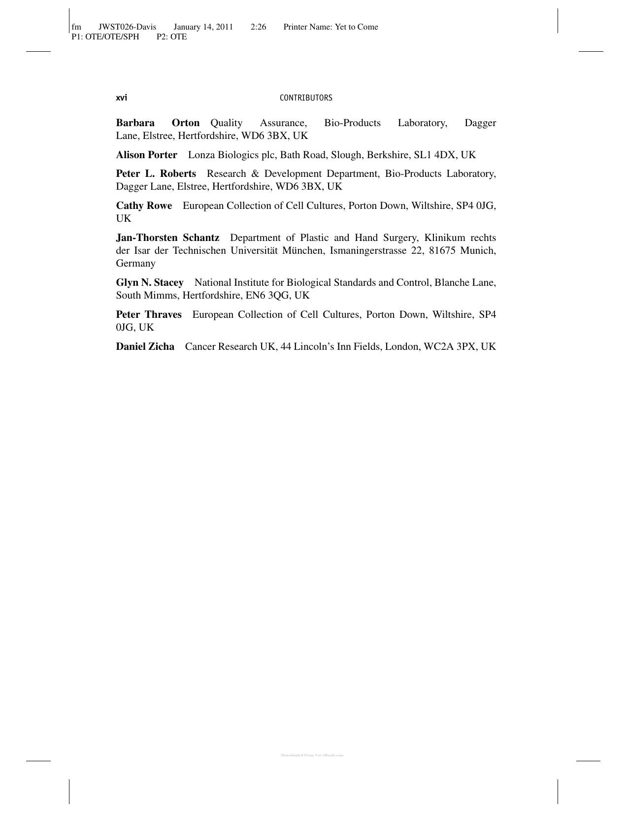 Animal Cell Culture Essential Methods