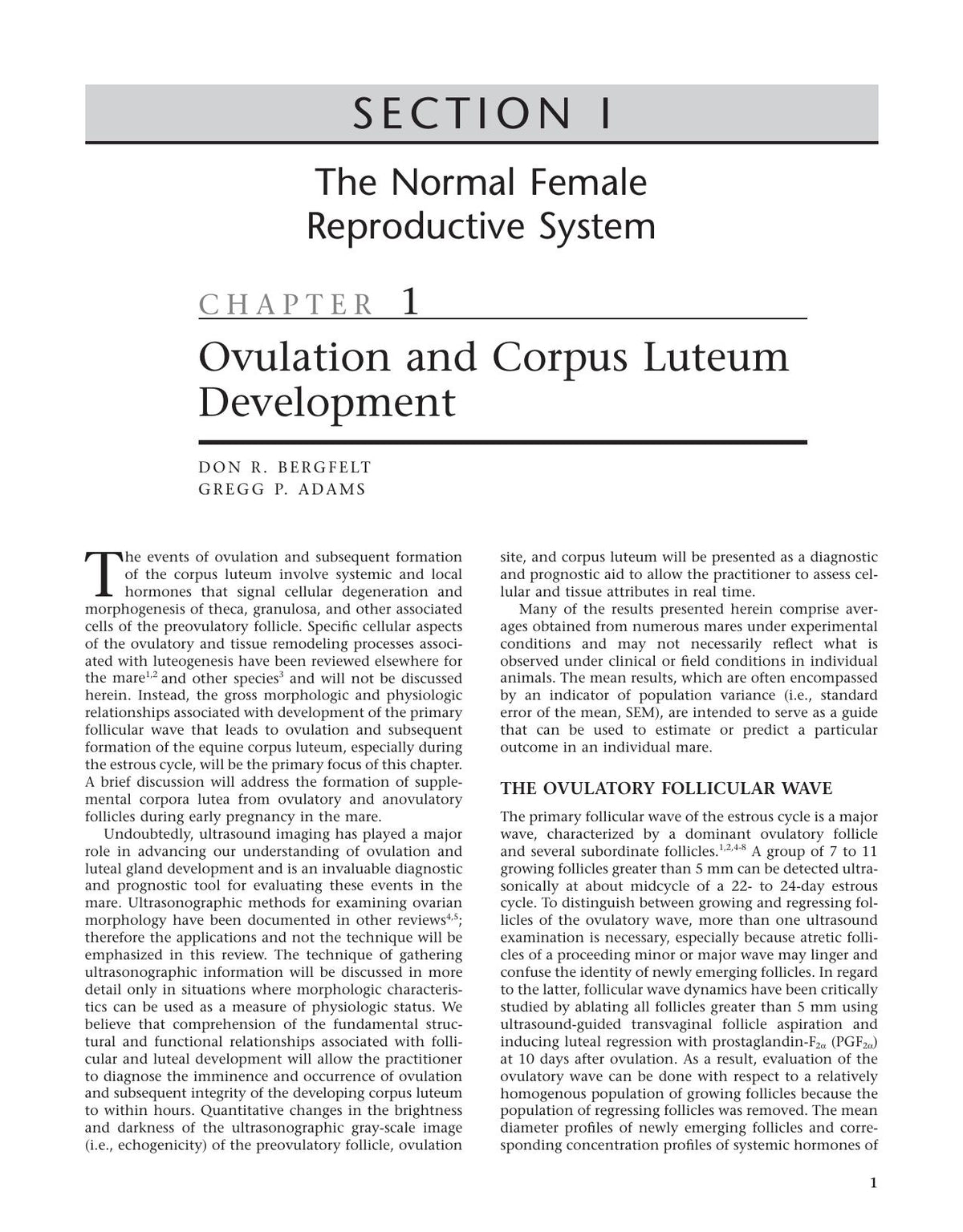 Current Therapy in Equine Reproduction