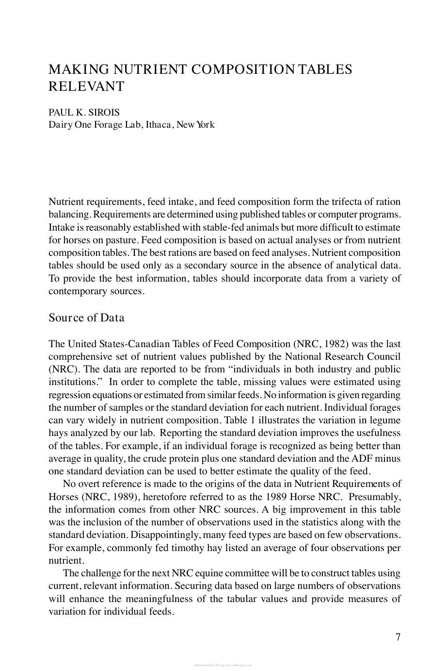 Advances In Equine Nutrition Iv