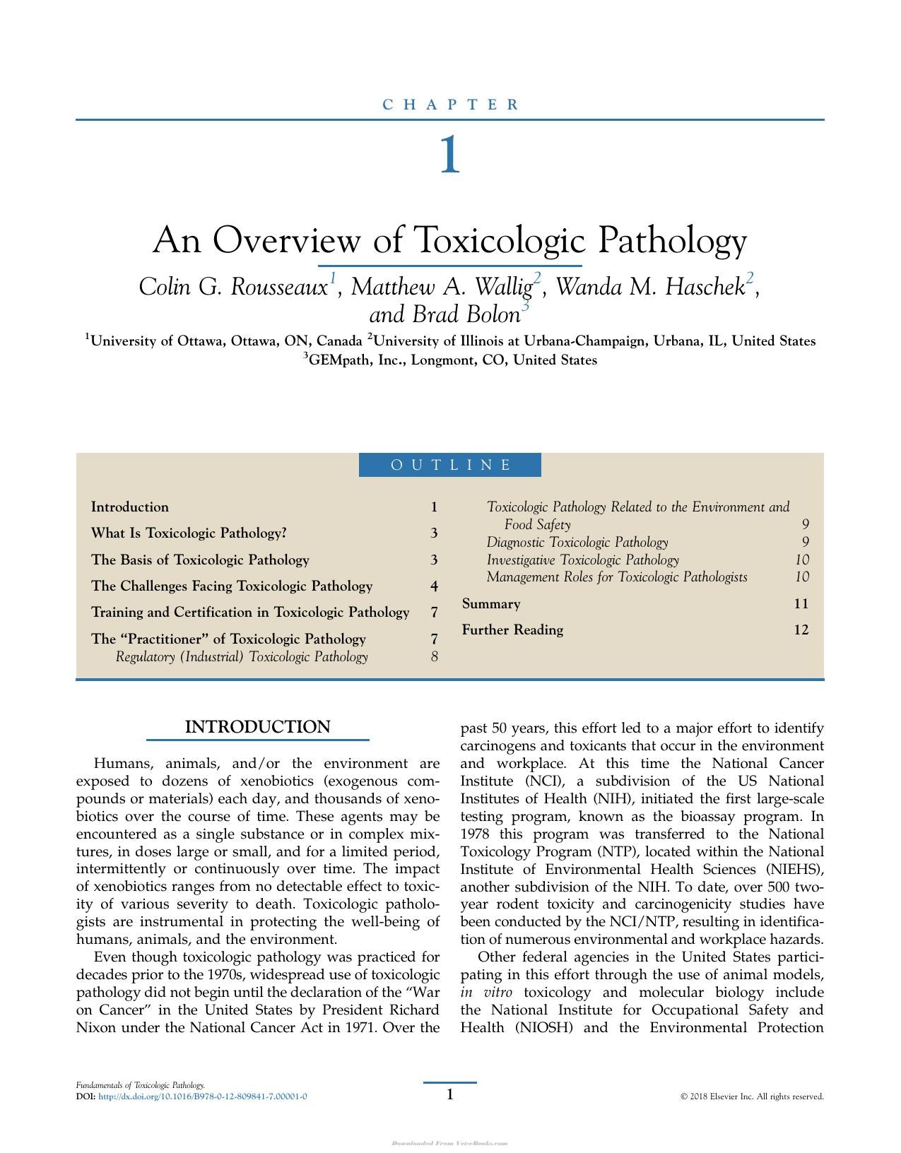 Fundamentals Of Toxicologic Pathology 3rd Edition
