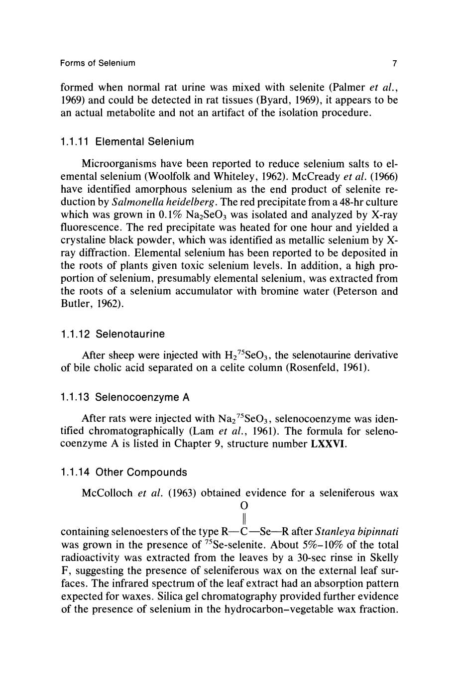 Biochemistry of Selenium by Raymond Shamberger
