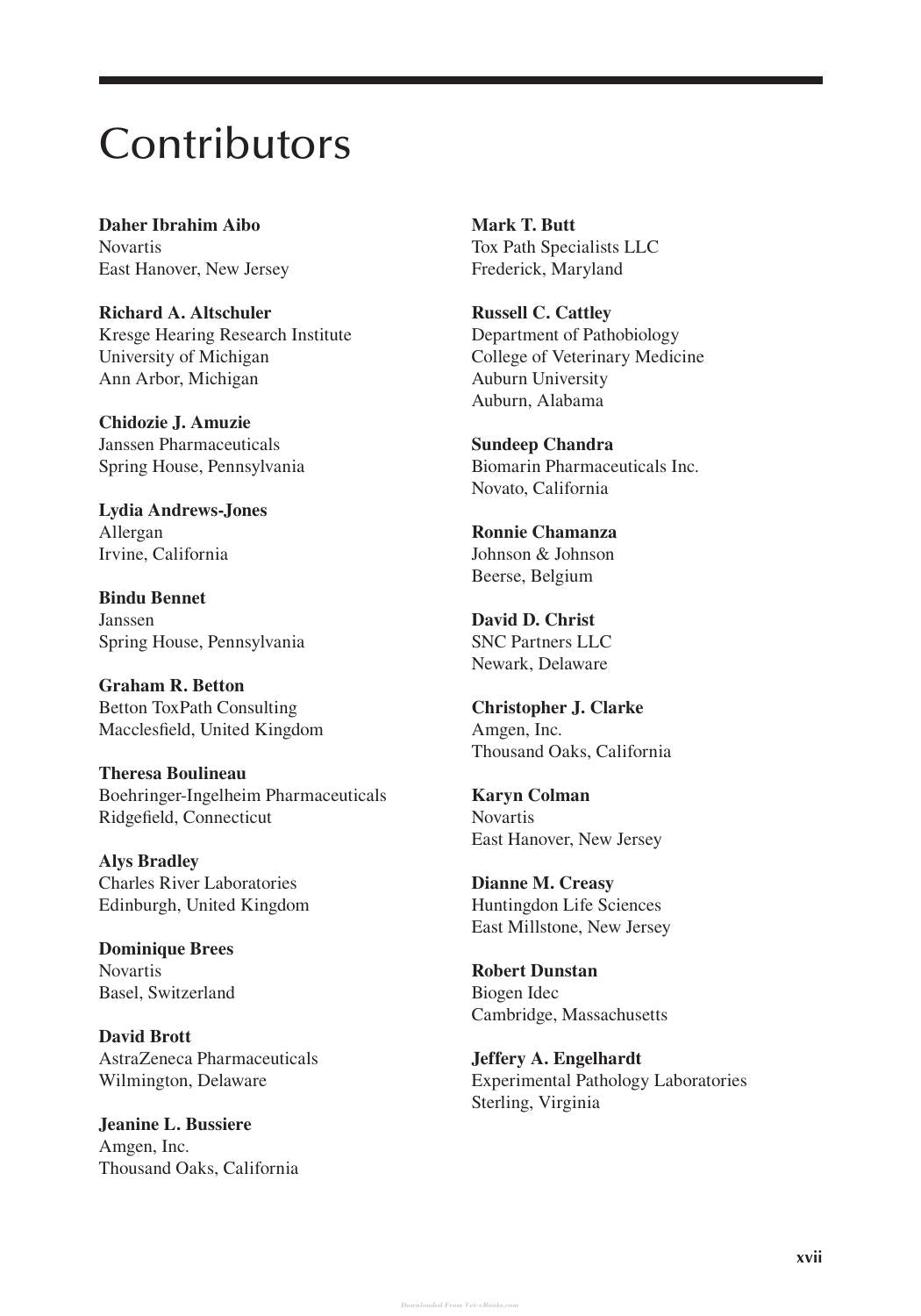 The Toxicologic Pathologys Nonclinical Safety Assessments