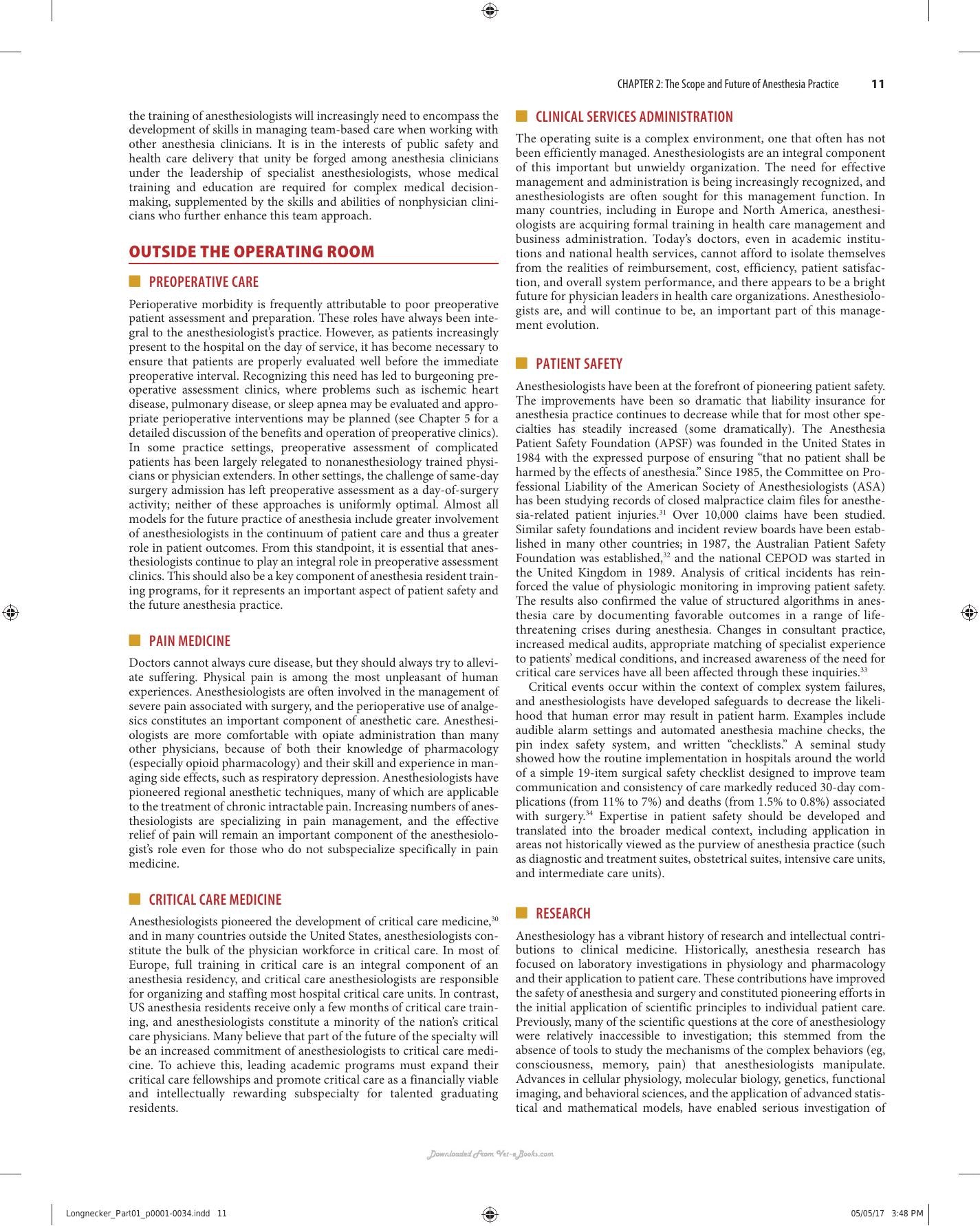 Anesthesiology 3Rd Edition