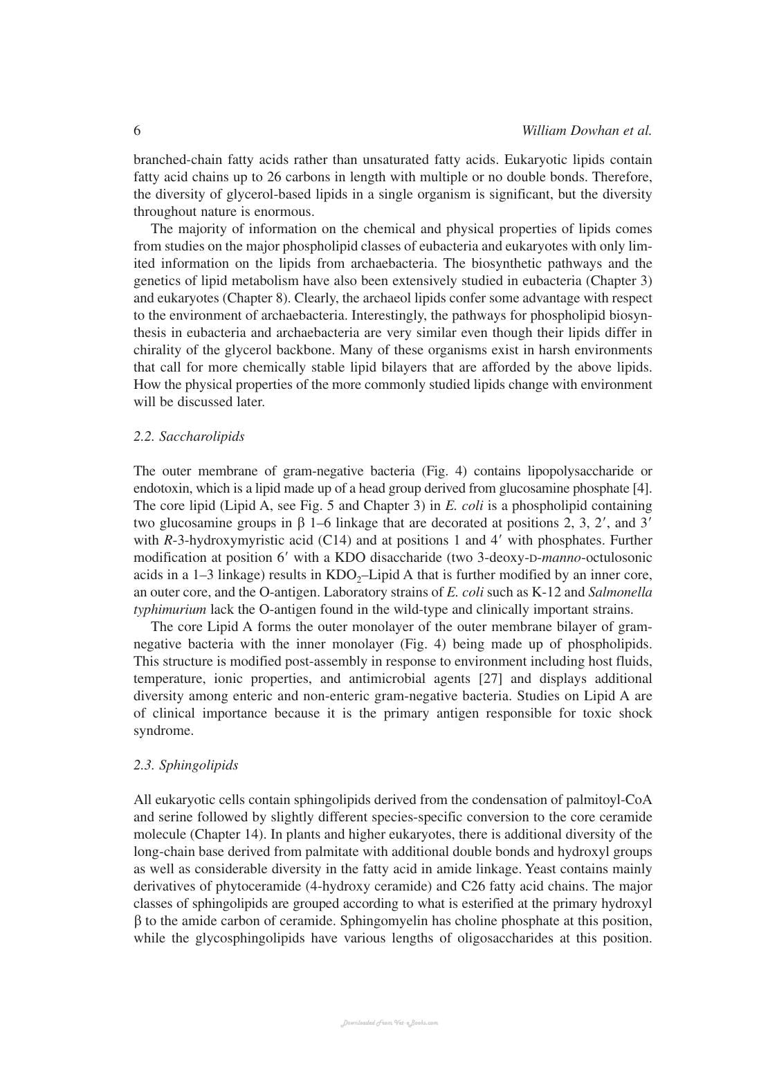 Biochemistry of Lipids Lipoproteins and Membranes