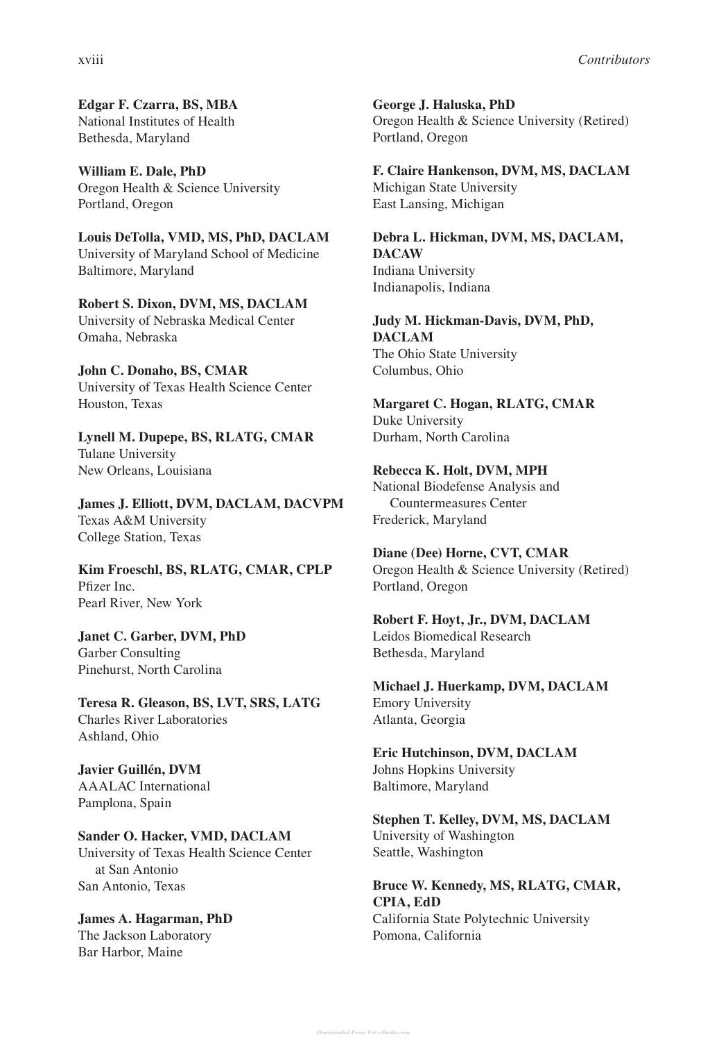 Management Of Animal Care And Use Programs In Research Education And Testing 2nd Edition