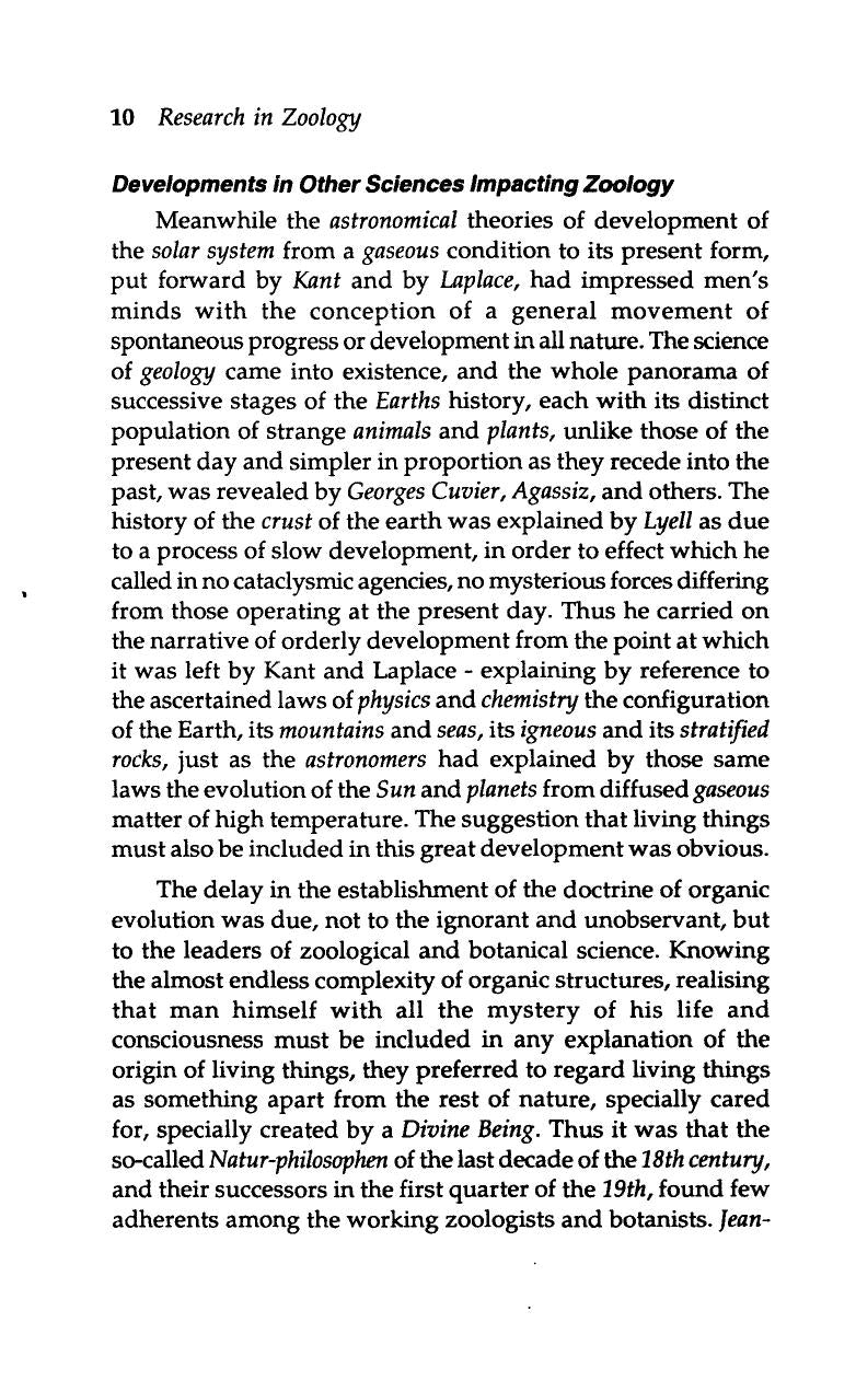 Research In Zoology Fundamentals Areas And Methodology