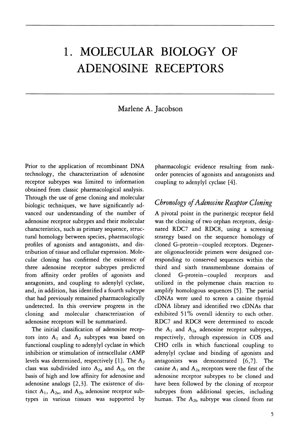 Adenosine and Adenine Nucleotides from Molecular Biology to Integrative Physiology