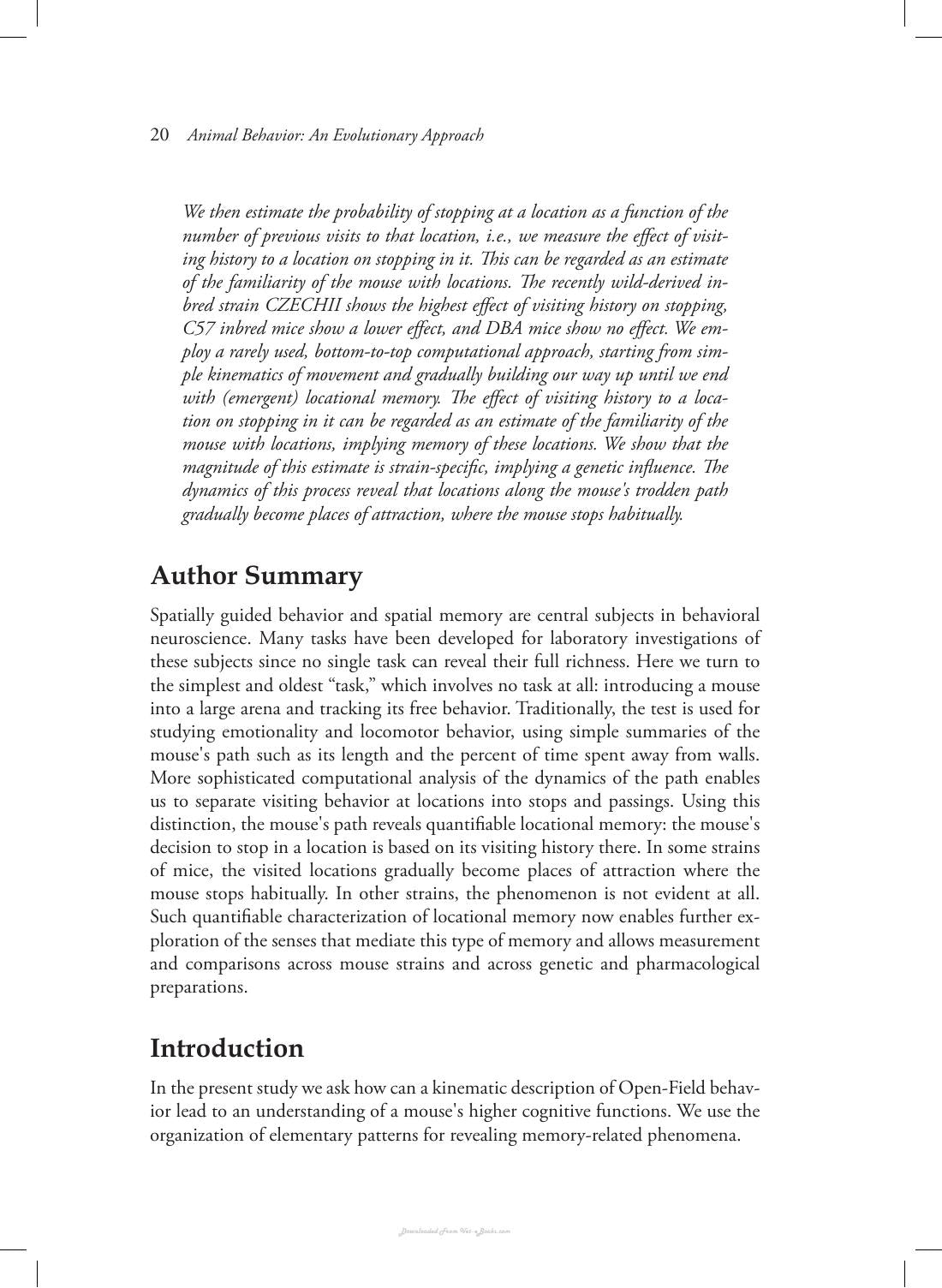 Animal Behavior An Evolutionary Approach