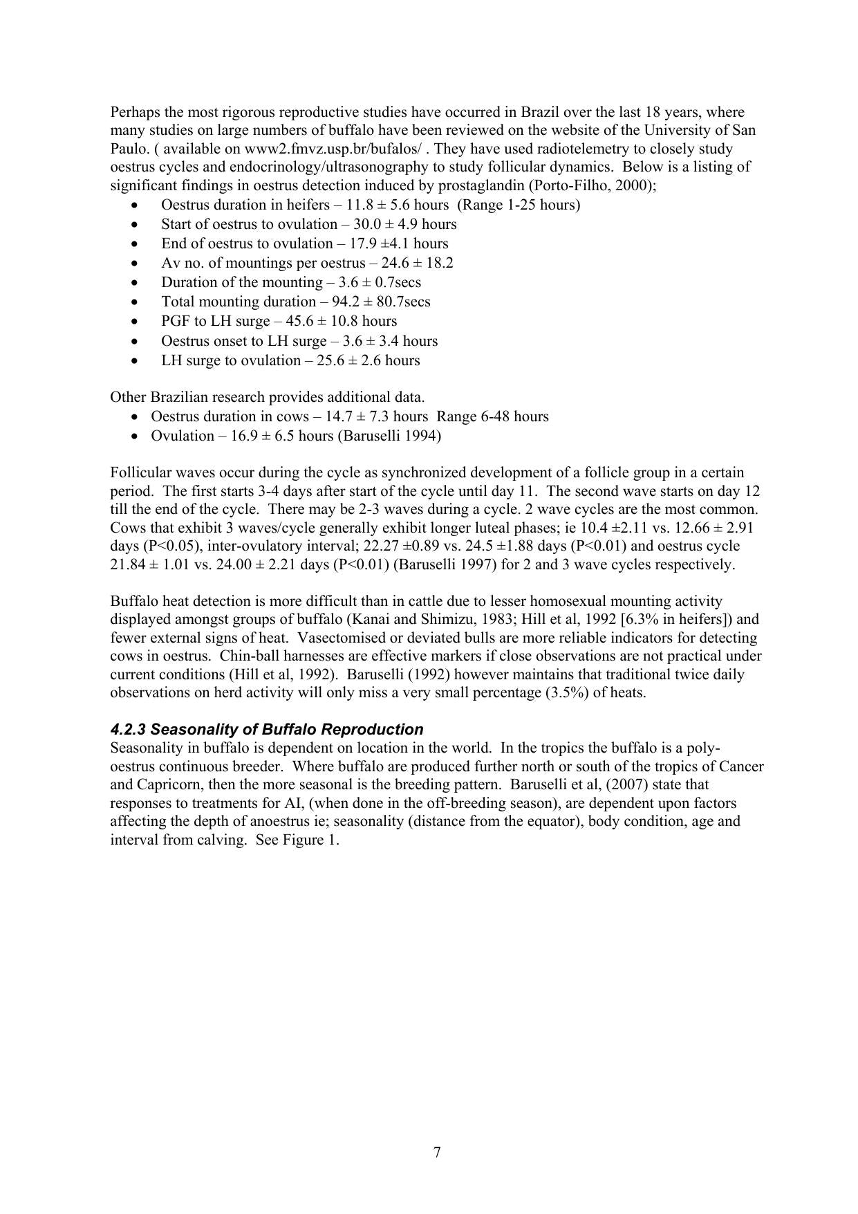 Australian Water Buffalo Genetic And Reproduction Improvements