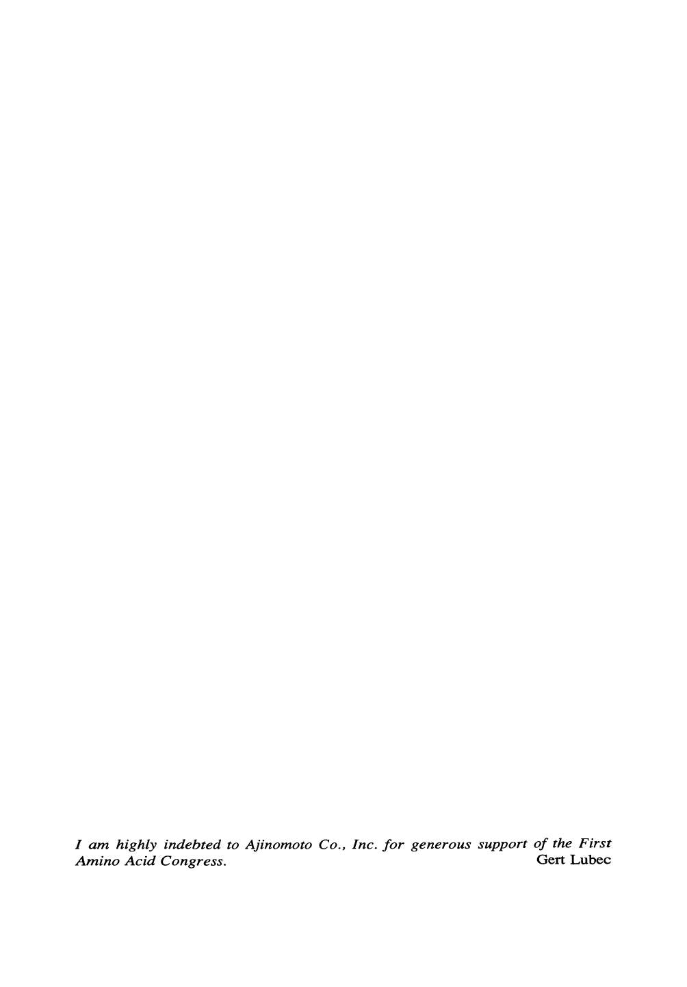 Amino Acids Chemistry Biology And Medicine