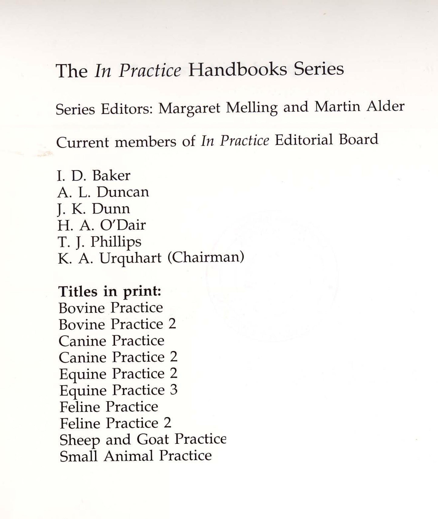 Sheep And Goat Practice Volume 2