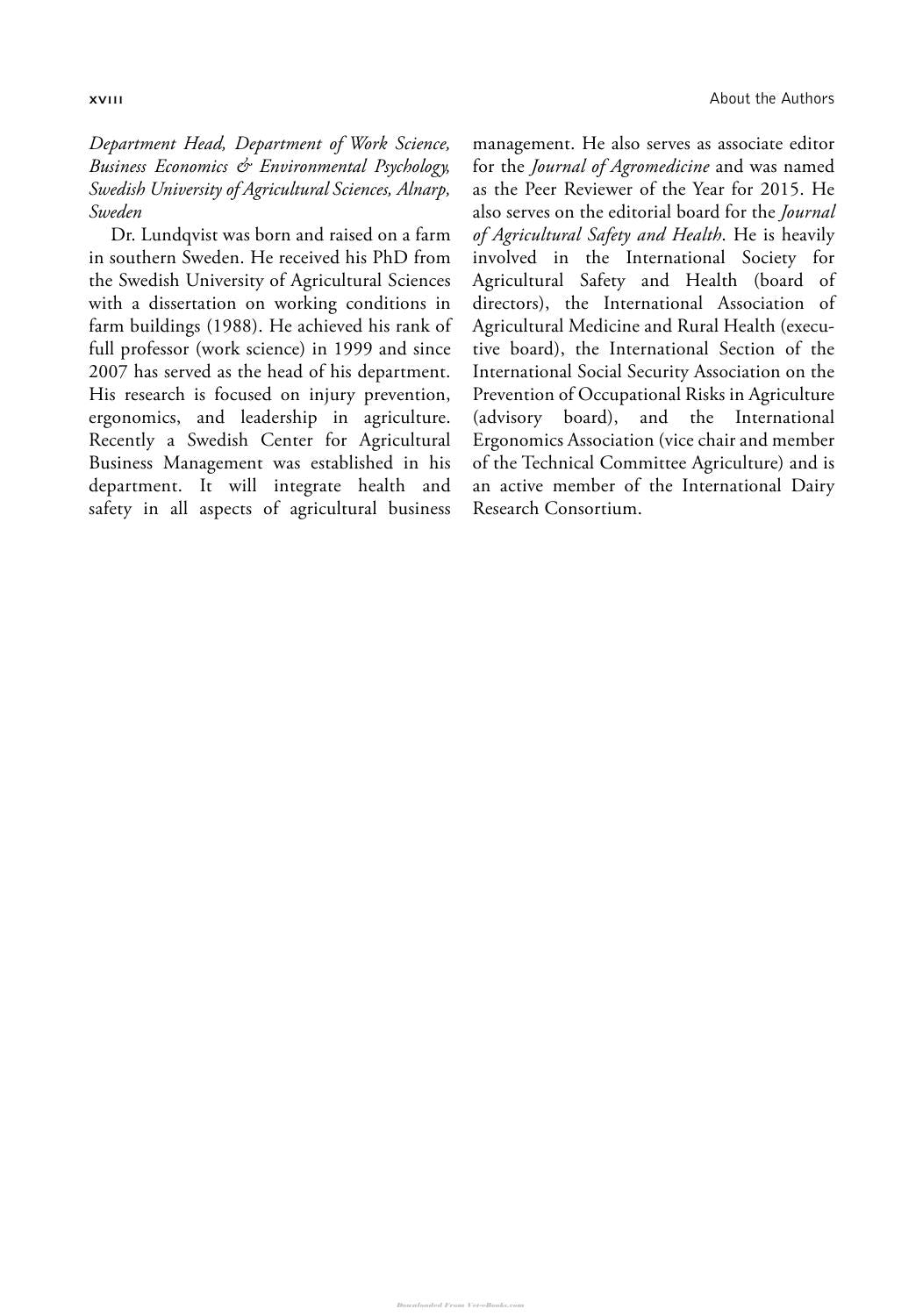 Agricultural Medicine Rural Occupational and Environmental Health Safety and Prevention 2nd Edition