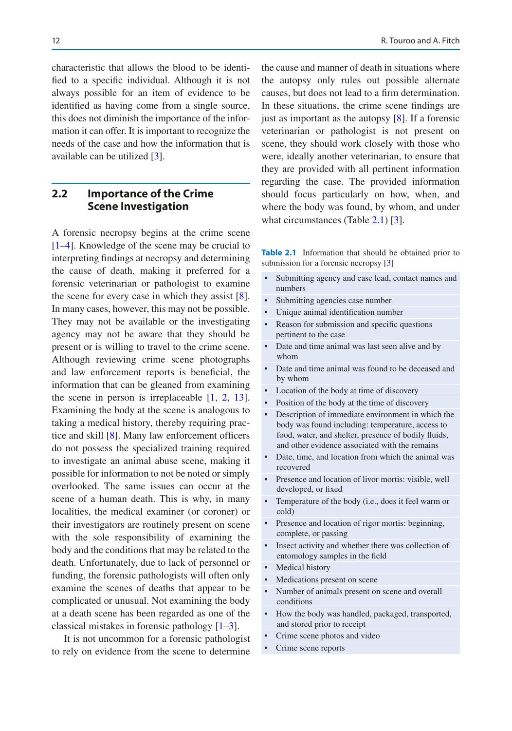 Veterinary Forensic Pathology Volume 1 and 2
