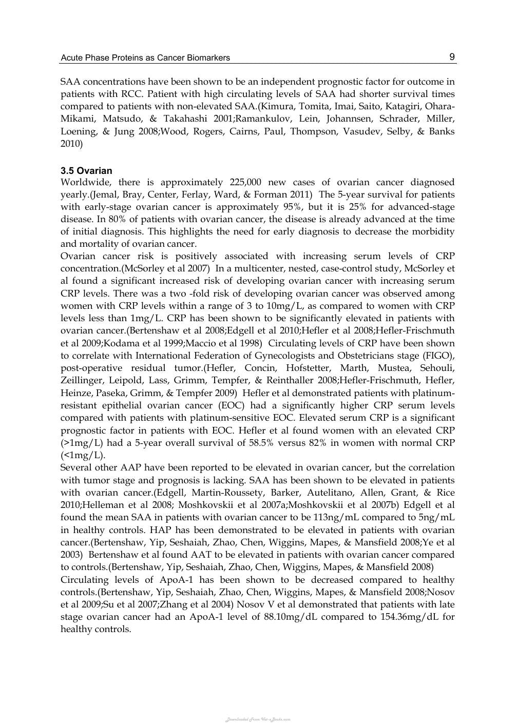Acute Phase Proteins As Early Non Specific Biomarkers Of Human And Veterinary Diseases