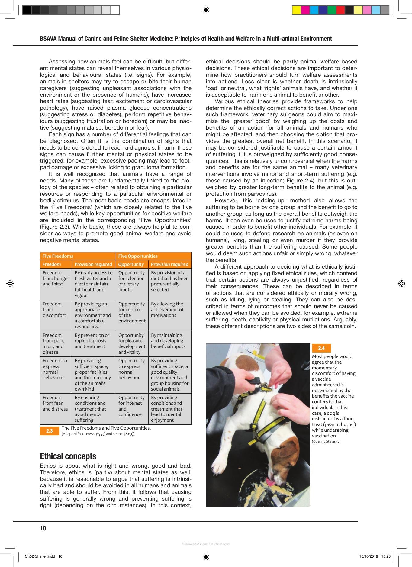Bsava Manual of Canine and Feline Shelter Medicine Principles of Health and Welfare in a Multi Animal Environment