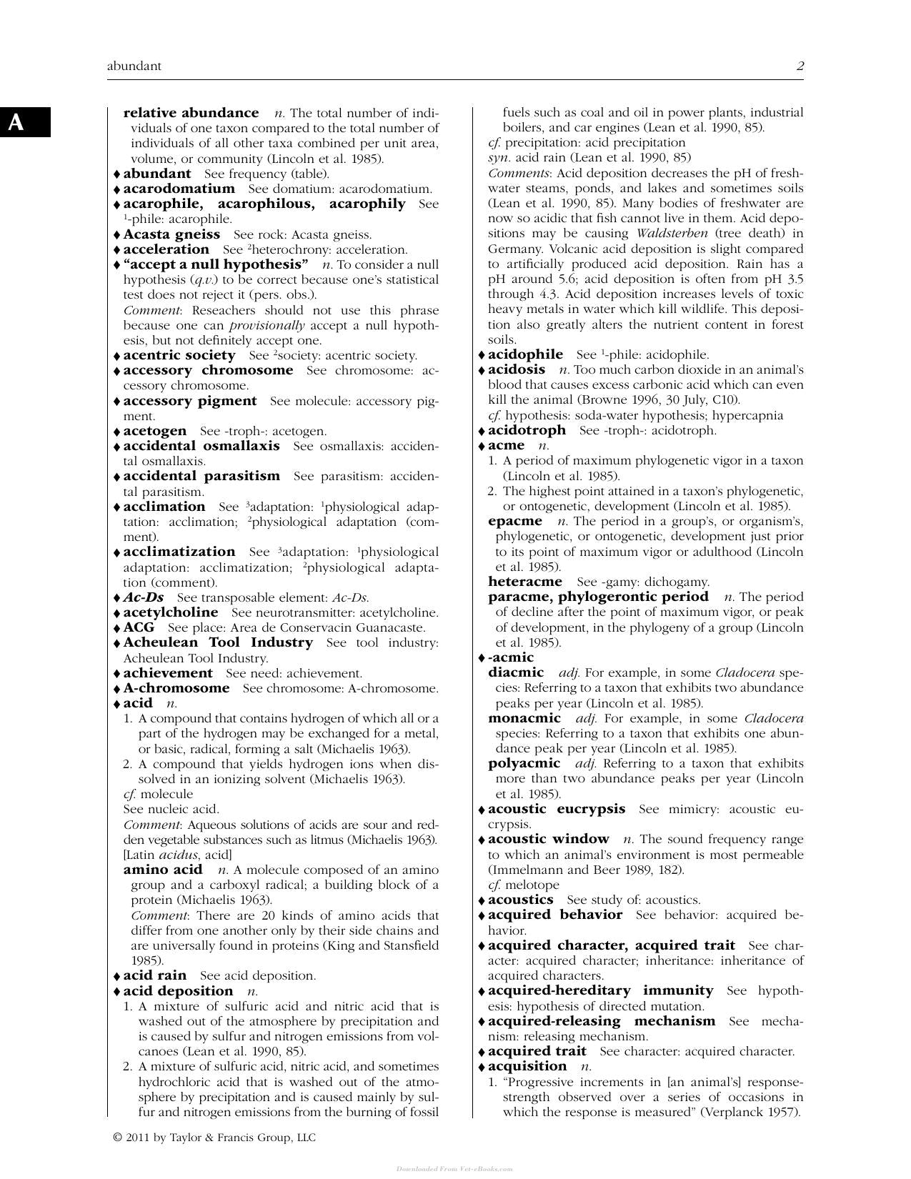 Animal Behavior Desk Reference a Dictionary of Animal Behavior Ecology and Evolution Third Edition