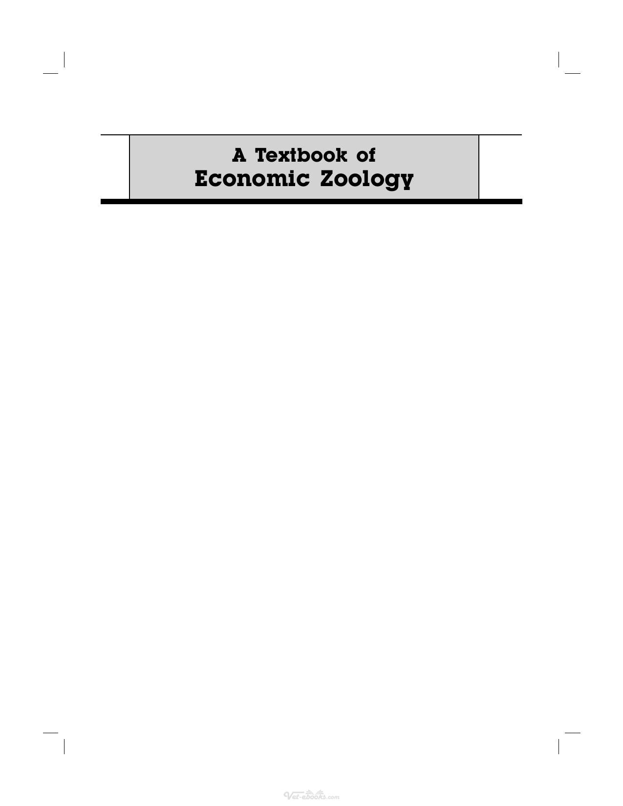 A Textbook of Economic Zoology