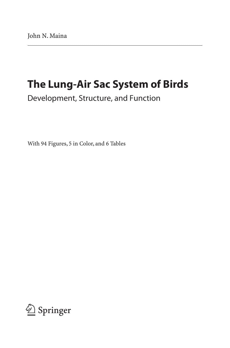 The Lung Air Sac System Of Birds