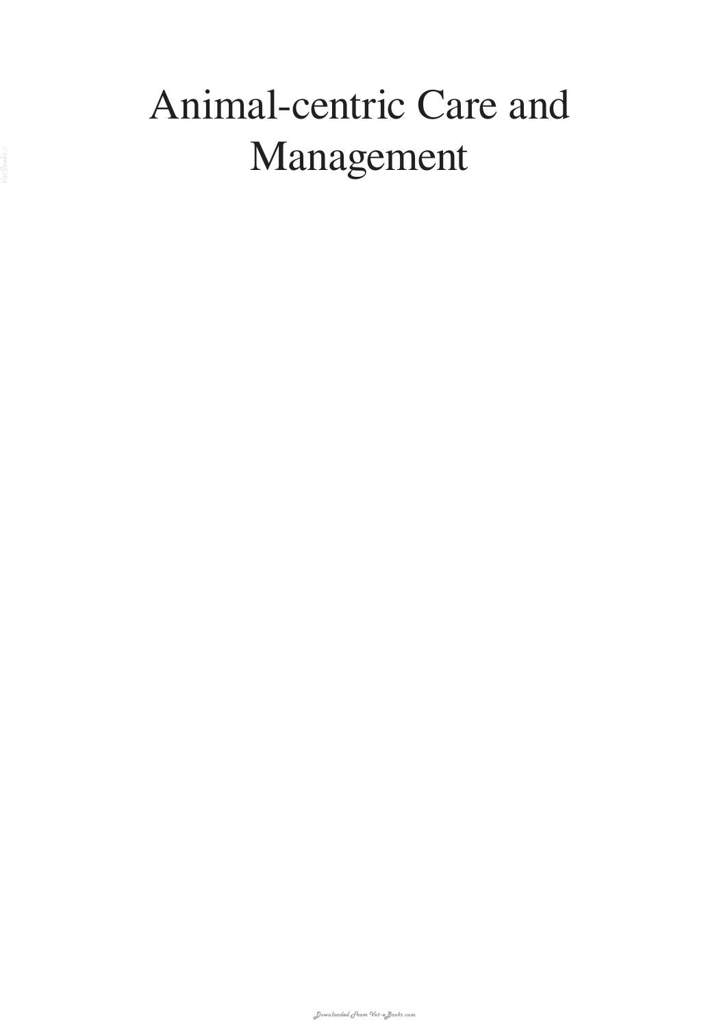 Animal Centric Care And Management