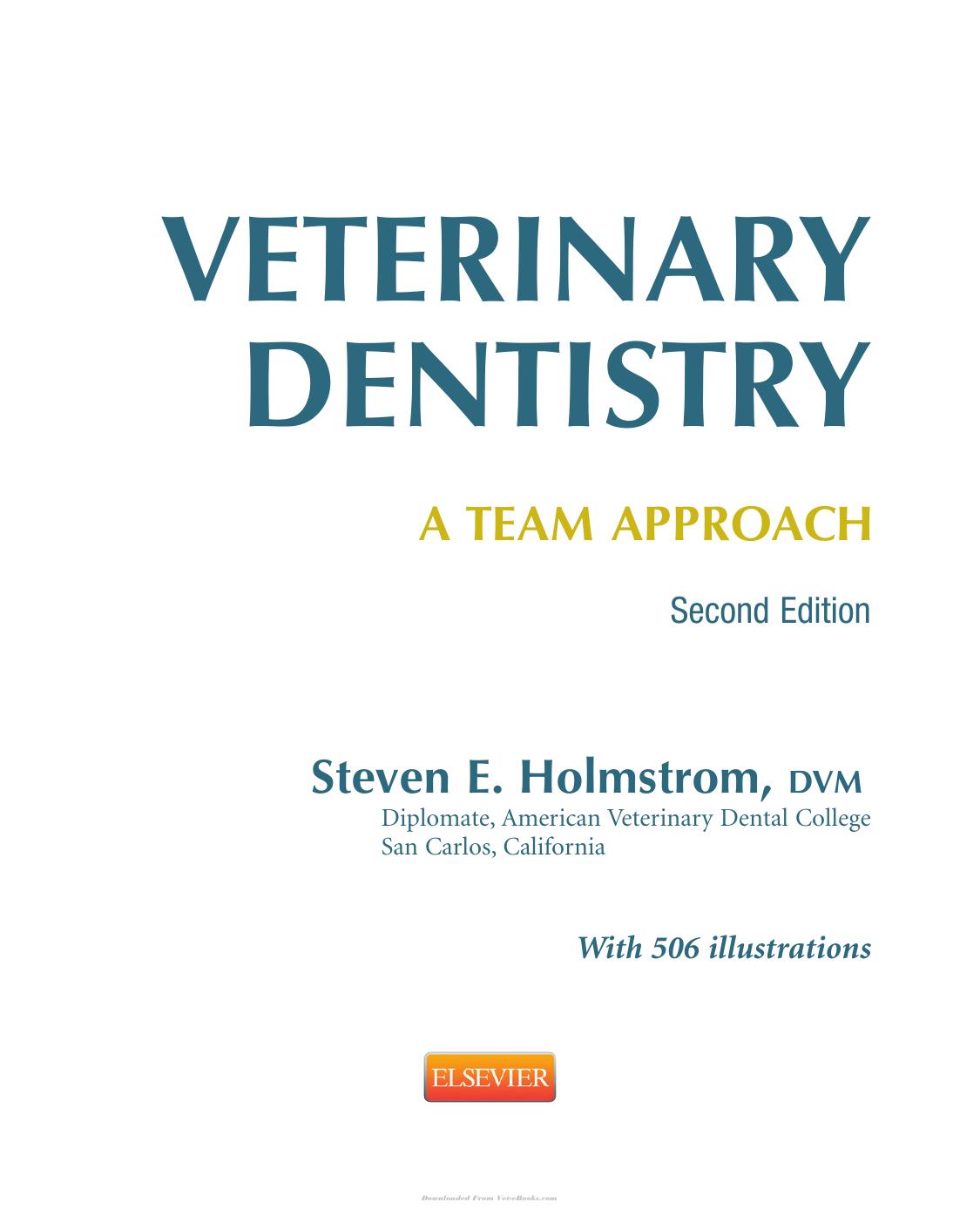Veterinary Dentistry A Team Approach 2Nd Edition
