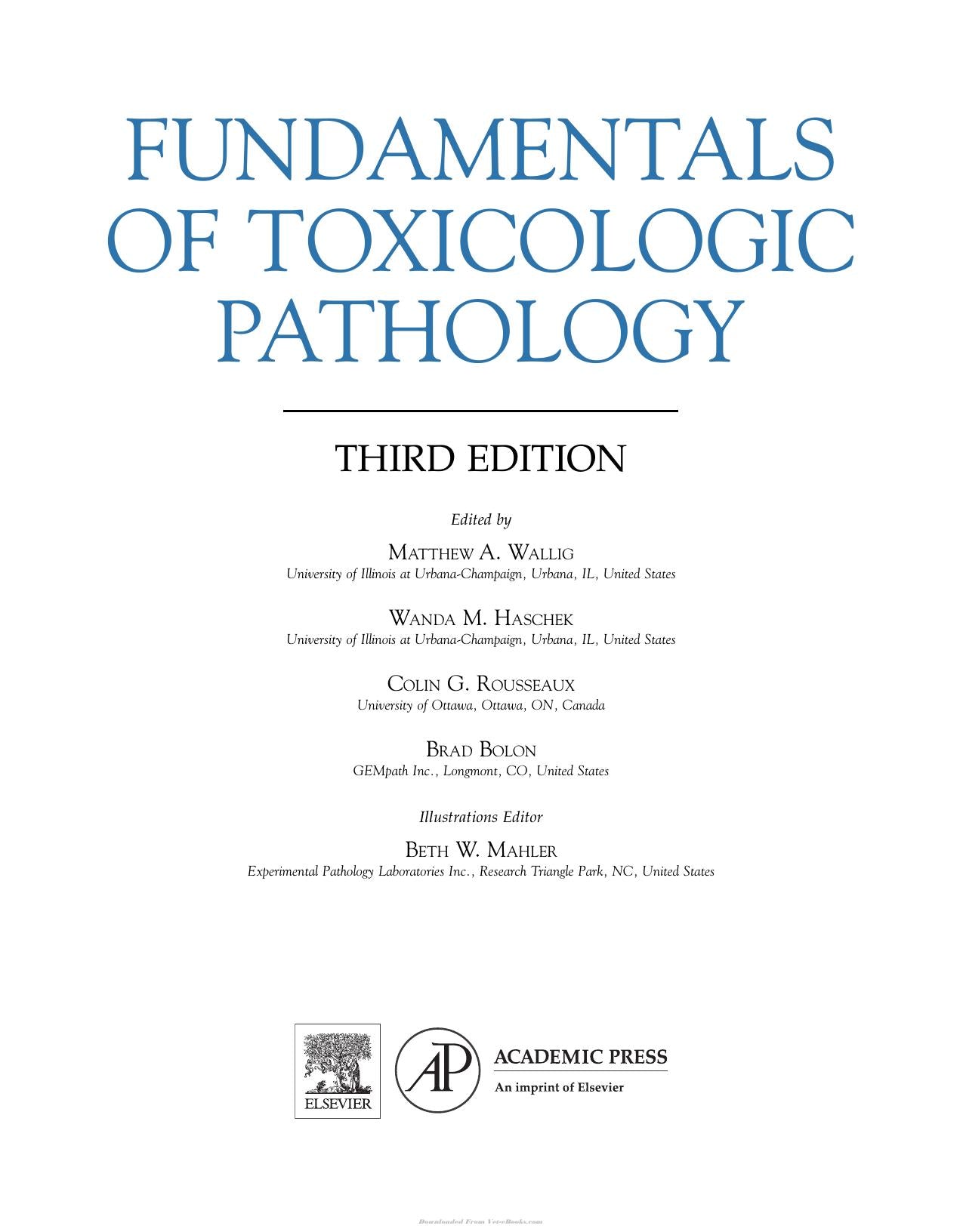 Fundamentals Of Toxicologic Pathology 3rd Edition