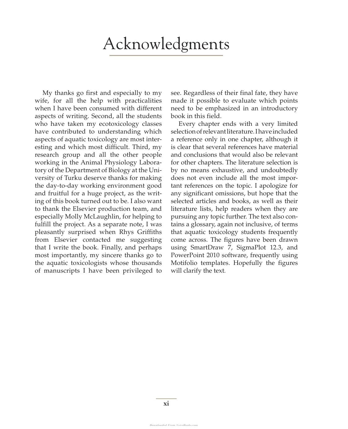 An Introduction to Aquatic Toxicology Pdf