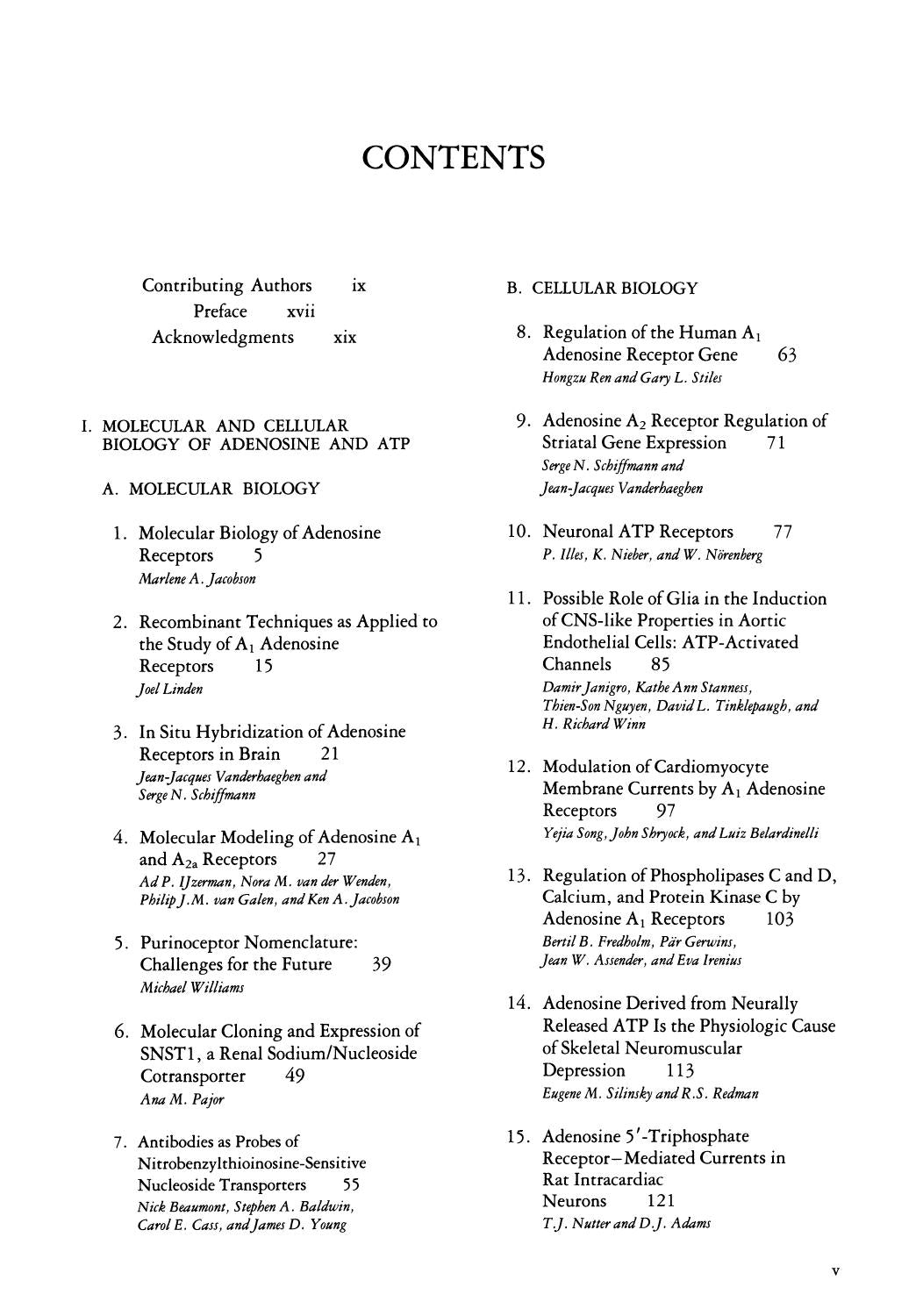 Adenosine and Adenine Nucleotides from Molecular Biology to Integrative Physiology