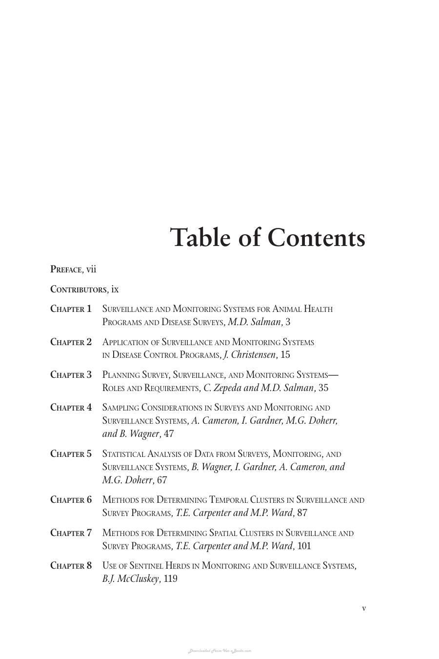 Animal Disease Surveillance And Survey Systems Methods And Applications