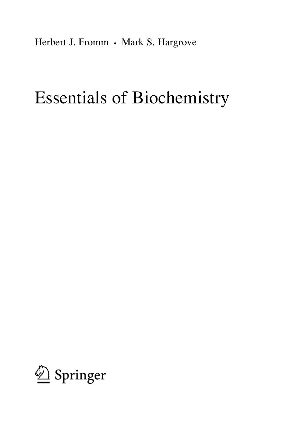 Essentials of Biochemistry PDF