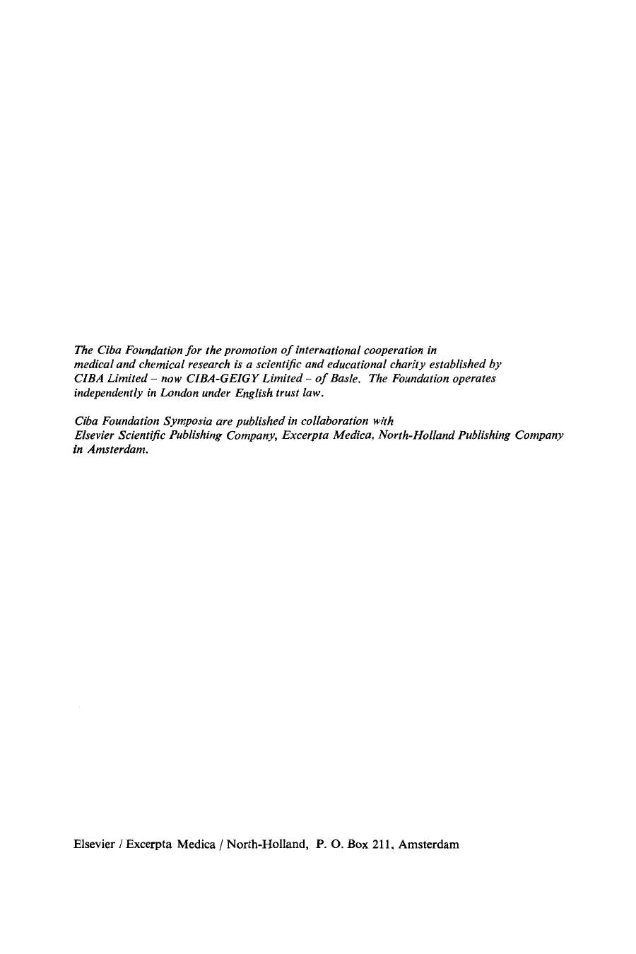 Biochemistry and Pharmacology of Platelets Novartis Foundation Symposia
