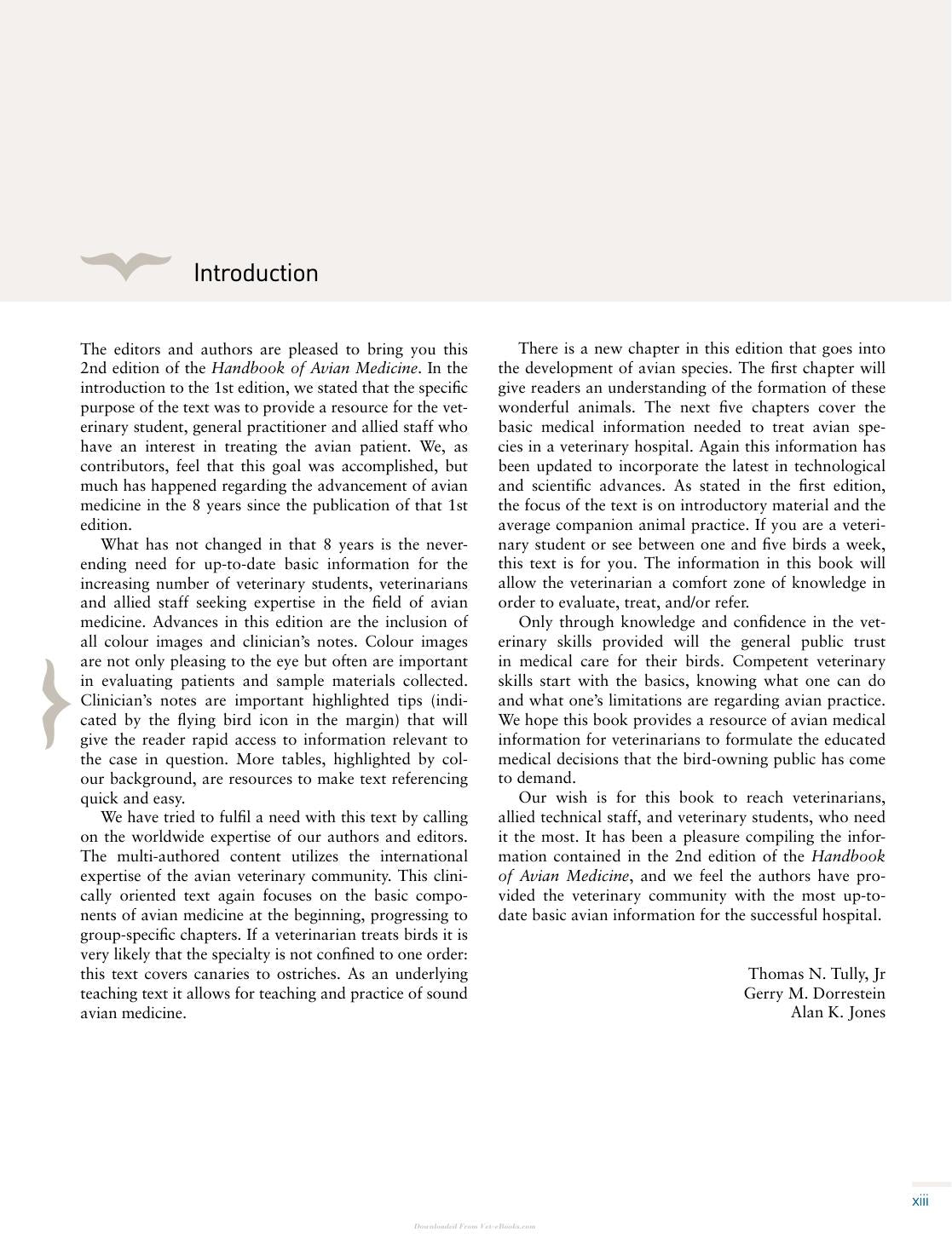 Handbook Of Avian Medicine 2nd Edition