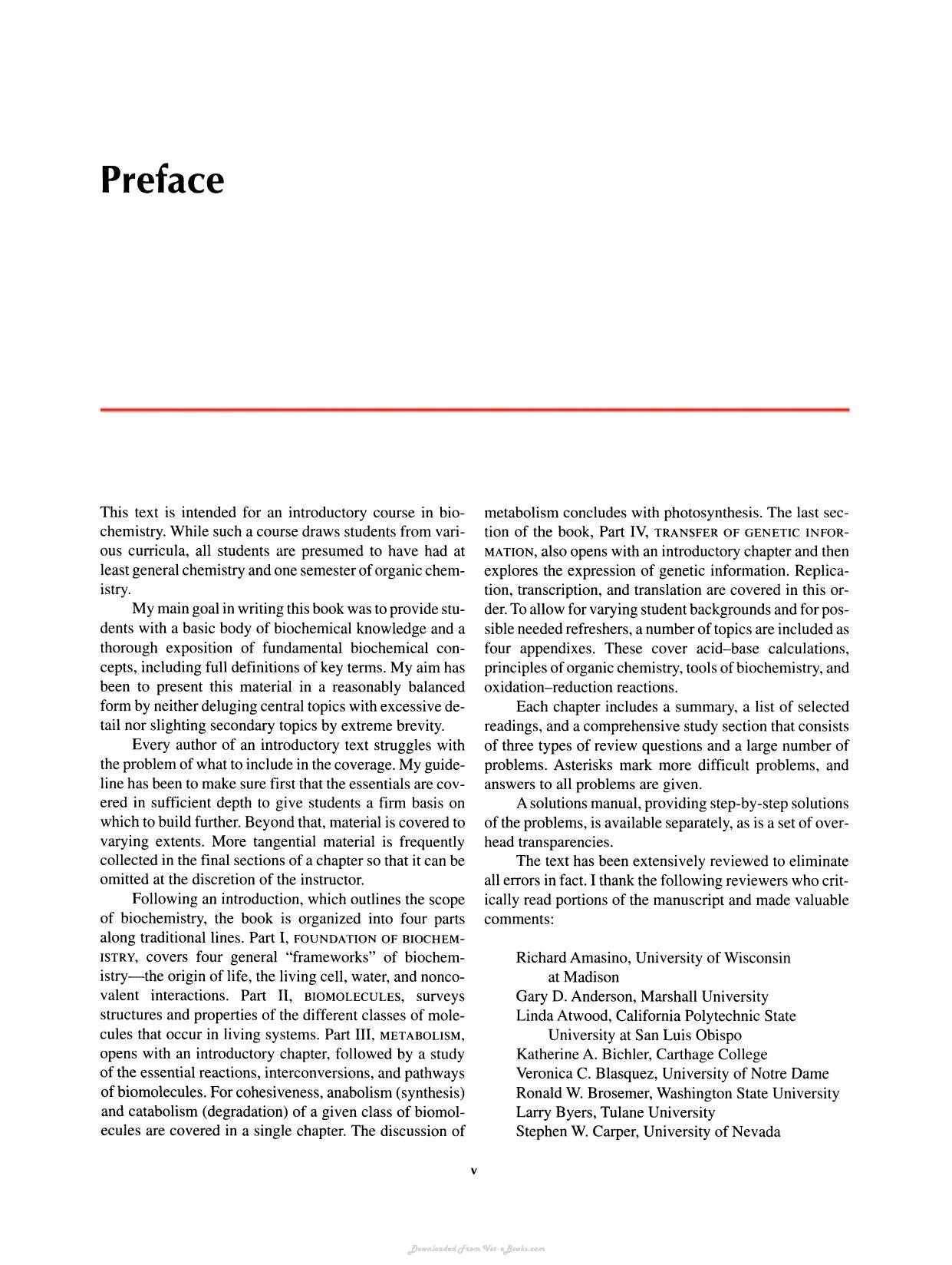 Biochemistry J Stenesh