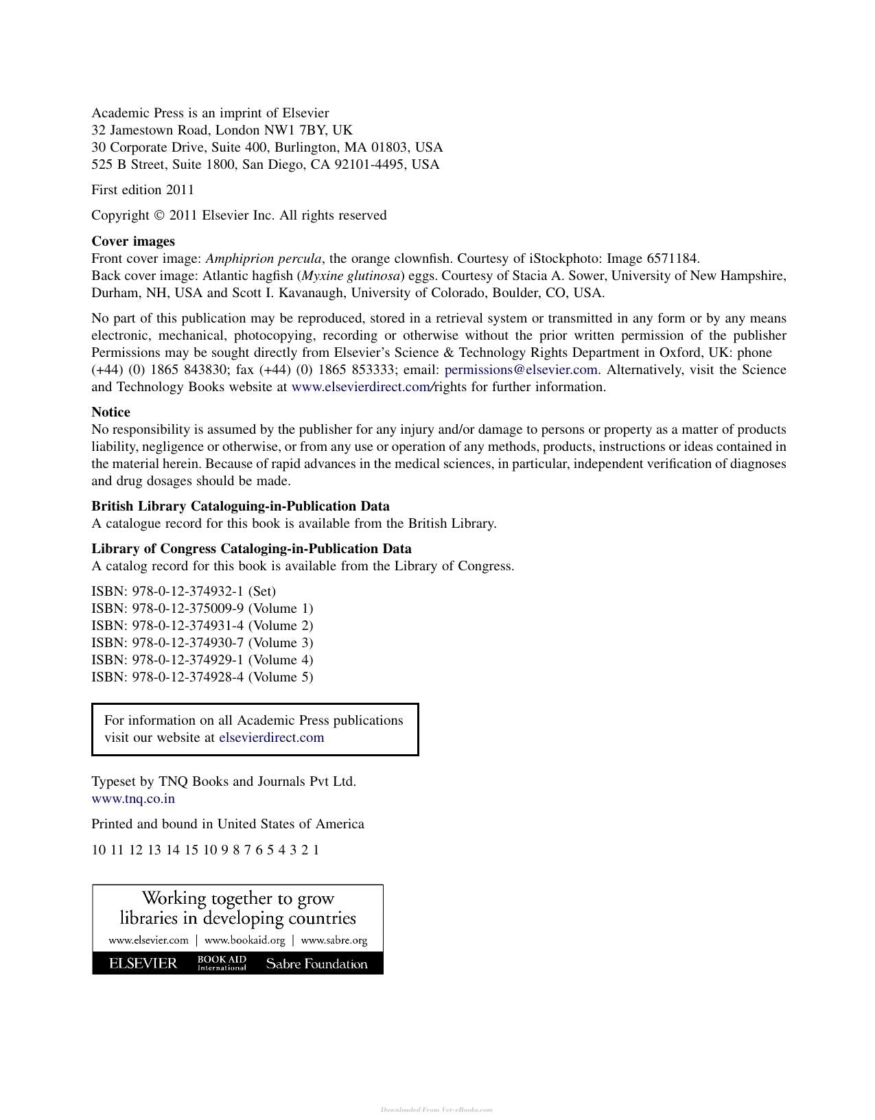 Hormones and Reproduction of Vertebrates Volume 1 5