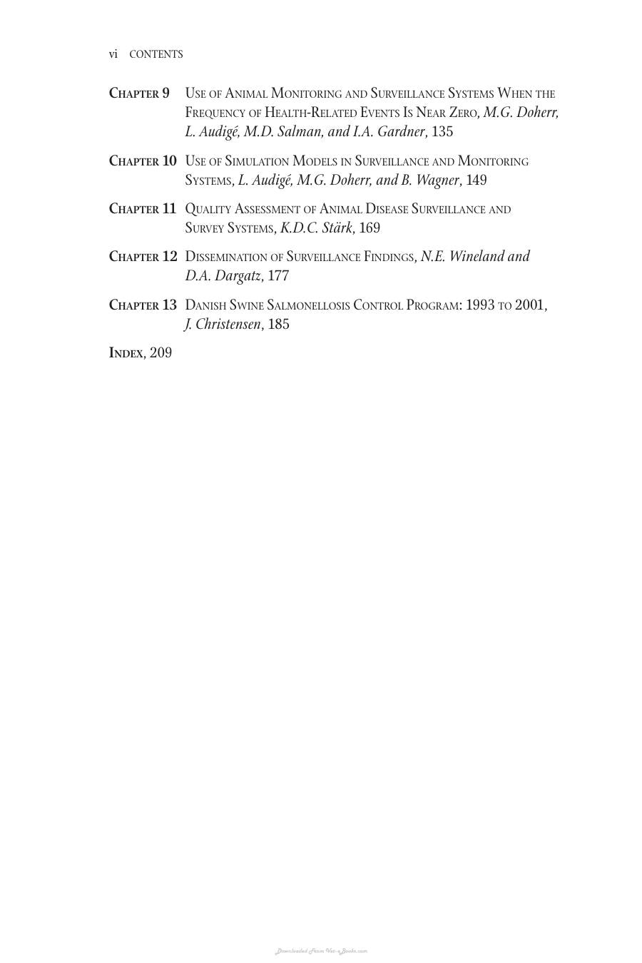 Animal Disease Surveillance And Survey Systems Methods And Applications