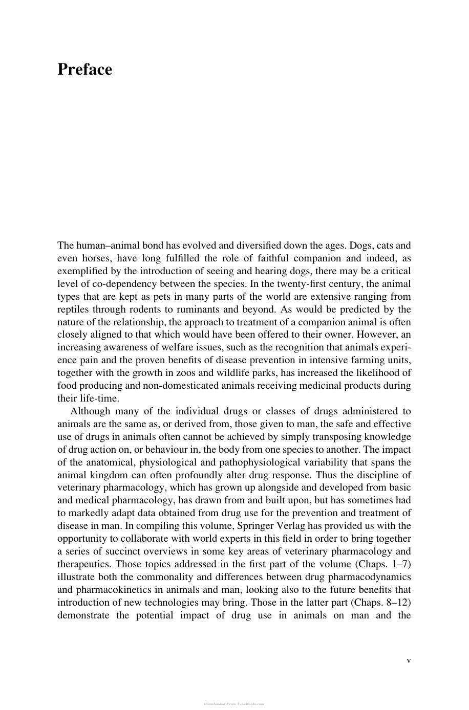 Comparative And Veterinary Pharmacology Ebook