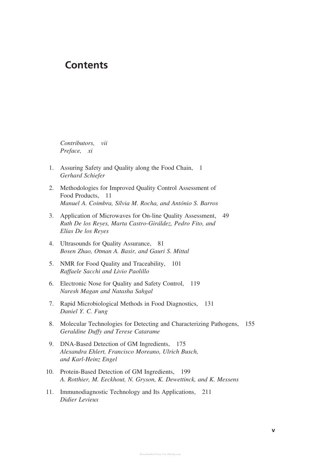 Advances In Food Diagnostics 2Nd Edition