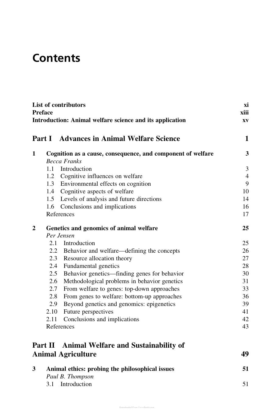 Advances In Agricultural Animal Welfare Science And Practice
